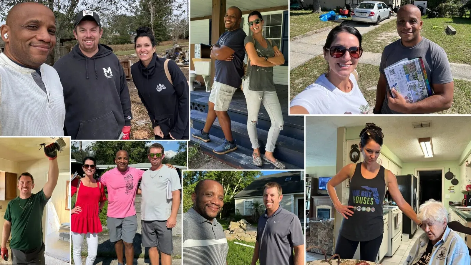 Many of the Northeast Florida homeowners Chris and the team have helped sell their houses for cash